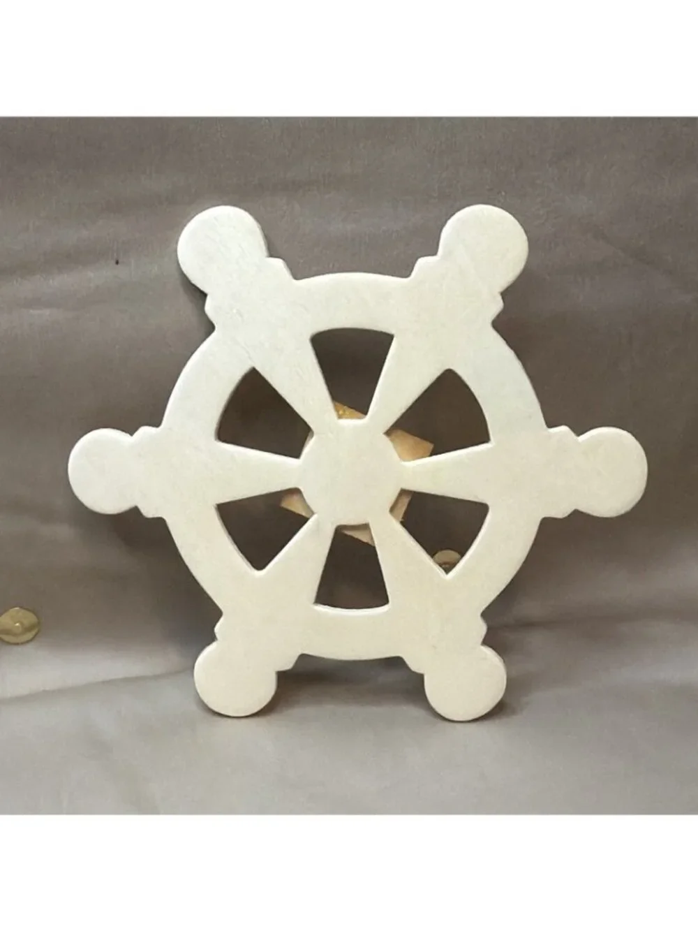 Provo Craft Unfinished Wood Ship Wheel Cutouts 5